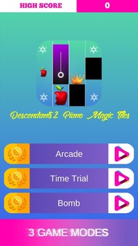Descendants 2 Piano Magic Tiles游戲截圖3
