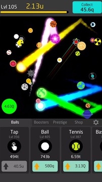 放置星球 - Tap game,clicking game, idle,放置遊戲，掛機(jī)遊戲，點(diǎn)擊遊戲游戲截圖1