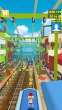 Bus Subway Surf: City Rush游戲截圖2