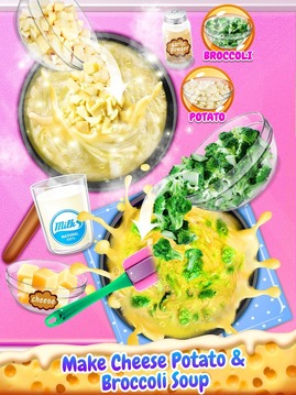 Cheese Soup - Hot Sweet Yummy Food Recipe游戲截圖3
