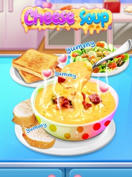 Cheese Soup - Hot Sweet Yummy Food Recipe游戲截圖1