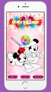 Mickey and Minnie Mouse Coloring Game For Children游戲截圖4