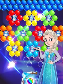 冰雪皇后的魔法泡泡游戲截圖1