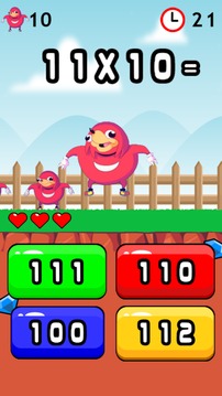 Ugandan Knuckles: Do you know da math? Quick math游戲截圖1