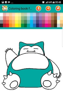 Coloring book for PokemOnster Fans游戲截圖2