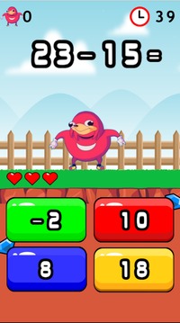 Ugandan Knuckles: Do you know da math? Quick math游戲截圖2