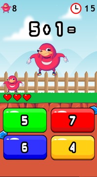 Ugandan Knuckles: Do you know da math? Quick math游戲截圖3