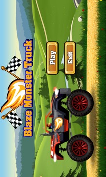 Blaze Truck Monster Machines Climb Race游戲截圖2
