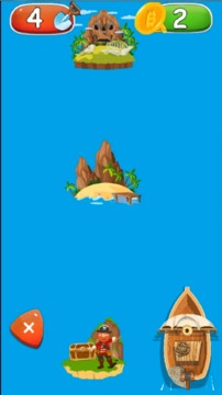 Free Bitcoin Miner For The Pirate treasure Game游戲截圖3