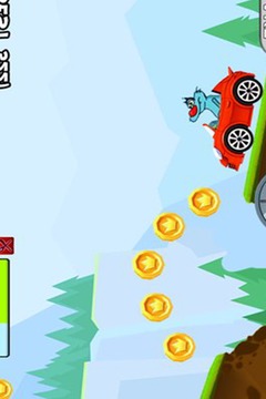 Oggy Hill Climb Car Racing游戲截圖1