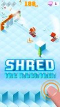 Blocky Snowboarding游戲截圖1