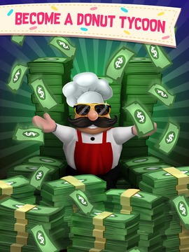 Idle Donut Tycoon - Rich Tapping Capitalist游戲截圖1