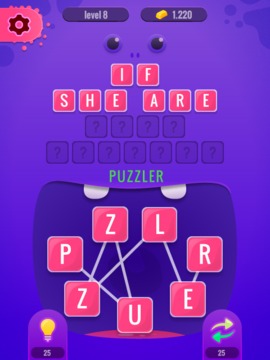 Moves Match - Beat puzzles and find words游戲截圖1