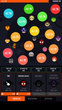 Idle Balls Super Heroes游戲截圖5
