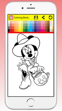 Coloring Book Mickey of Minnie游戲截圖3