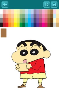 Coloring Book Shinchan For Kids游戲截圖3