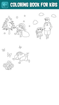 Coloring Book Shinchan For Kids游戲截圖2