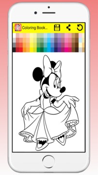Coloring Book Mickey of Minnie游戲截圖1