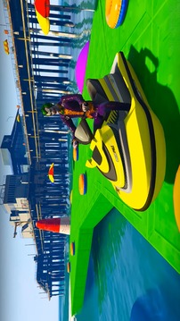 Superheroes Jet Ski Stunts: Top Speed Racing Games游戲截圖3