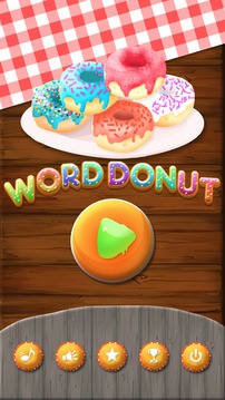 Word Donut 2018- Brain Puzzle Game游戲截圖4