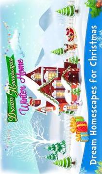Dream Homescapes Winter Home游戲截圖1