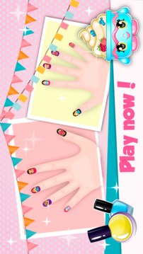 Nail salon shop girl游戲截圖2