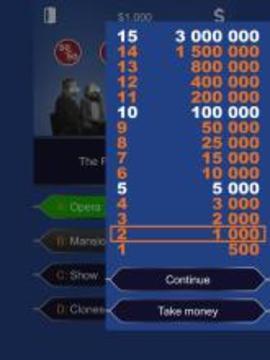Millionaire 2017 - Lucky Quiz Free Game Online游戲截圖4