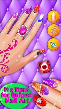 Nail Shiny Art Design Stylist: Glowing Colors游戲截圖2