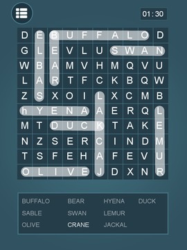 Word Search: Animal游戲截圖4