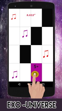 Exo Universe Piano Tiles游戲截圖2