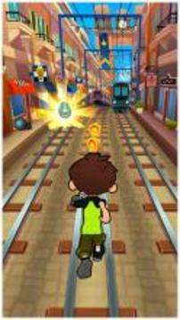 Subway Ben Alien 10游戲截圖1