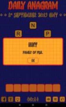 Daily Anagram - Word Puzzle游戲截圖5