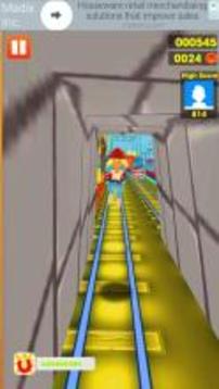 Subway Surf Rail Track Runner游戲截圖5
