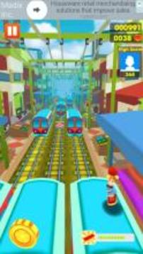 Subway Surf Rail Track Runner游戲截圖2