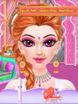 Indian Makeup and Dressup游戲截圖3