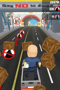 警察追擊跑酷游戲截圖2