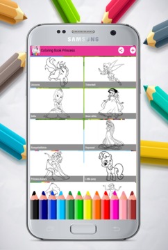 the coloring book dolls magical游戲截圖2