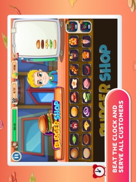 Burger Shop - top cooking game游戲截圖4