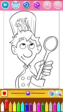 the ratatouille coloringbook游戲截圖3