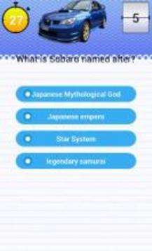 Quiz for Impreza WRX STi Fans游戲截圖3