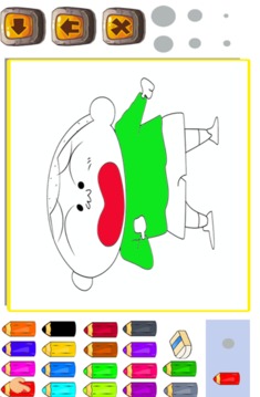 Chinchan Coloring Paintting Drawing Book Game游戲截圖5