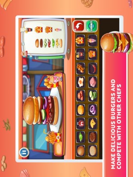 Burger Shop - top cooking game游戲截圖2
