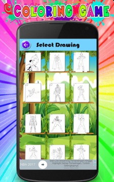 Coloring Game Of Ultraman Zero New游戲截圖3