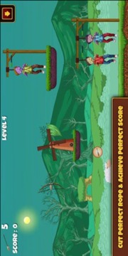 Cut Rope Zombies - Shoot The Rope游戲截圖1