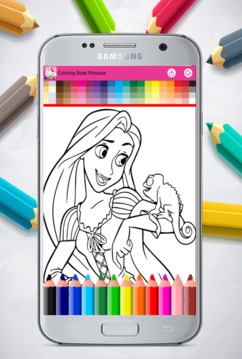 the coloring book dolls magical游戲截圖5