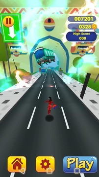 Ladybug Adventure Subway Runner游戲截圖1