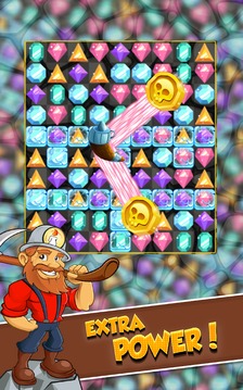 Miner Tycoon Gems: idle Match 3游戲截圖2