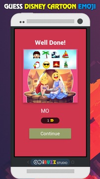 Guess Disney Cartoon Movie by Emojis Quiz Game游戲截圖5