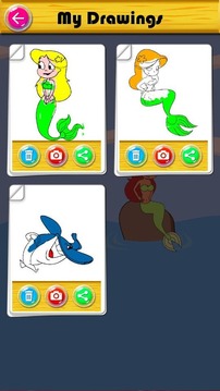 Coloring Book for Zig and Sharko游戲截圖5