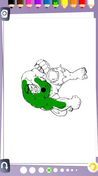 Superhero Coloring For Kids游戲截圖5